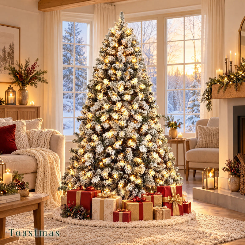 Pre-Lit Christmas Tree with Remote & Magic Wand